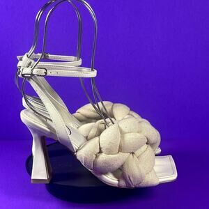 Sam Edelman Courtney Cream Strappy Sandal Women's Shoe Size 5.5.-NEW